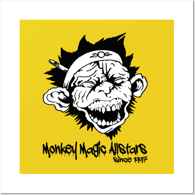 Monkey Magic Allstars Tag Logo Wall Art by Monkey Magic Allstars